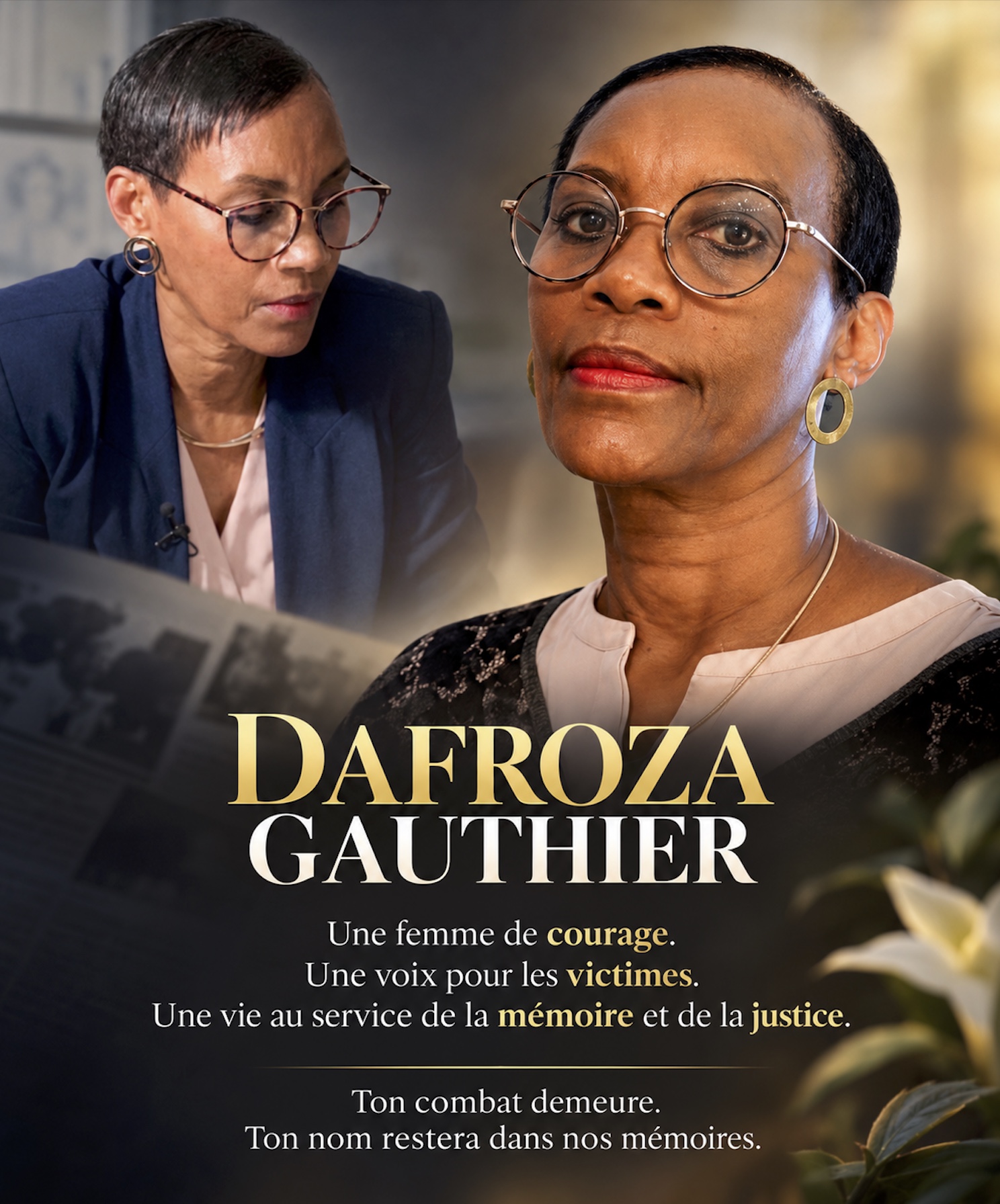 Hommage à Dafroza Mukarumongi Gauthier