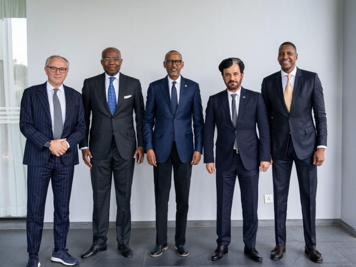 Le président Kagame reçoit les dirigeants de la FIA et de Formula 1 à diner
