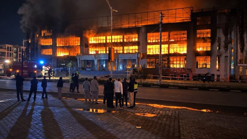 Musanze: Un incendie ravage le marché GOICO, d’importantes pertes redoutées